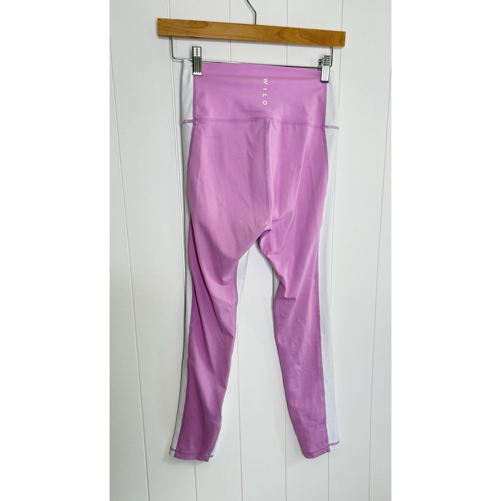 WILO the Label Pink and White Leggings  Colorblock Size S - Picture 9 of 10